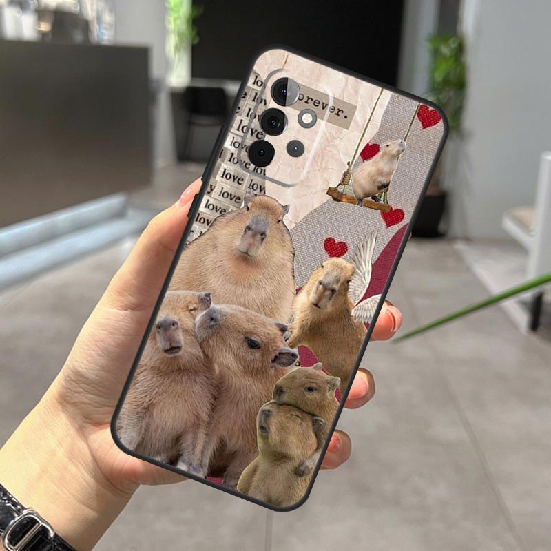 

Animal Funny Capybara Case For Samsung Galaxy A53 A33 A13 A14 A34 A54 A31 A51 A71 A12 A22 A32 A42 A52 A52S Coque Samsung A53 5G