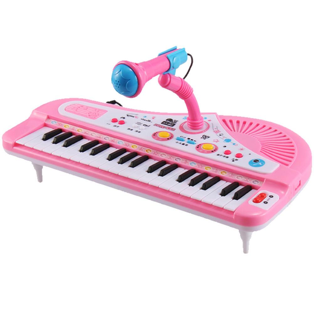 ROFAY Kids Piano Keyboard 37 Keys Portable Electronic Musical Instrument Multi-Function Keyboard with Microphone Teaching Toys Birthday Christmas Day Gifts for Children ROFAY Kids Piano Keyboard 37 Keys Portable Electronic Musical Instrument Multi-Function Keyboard with Microphone Teaching Toys Birthday Christmas Day Gifts for Children