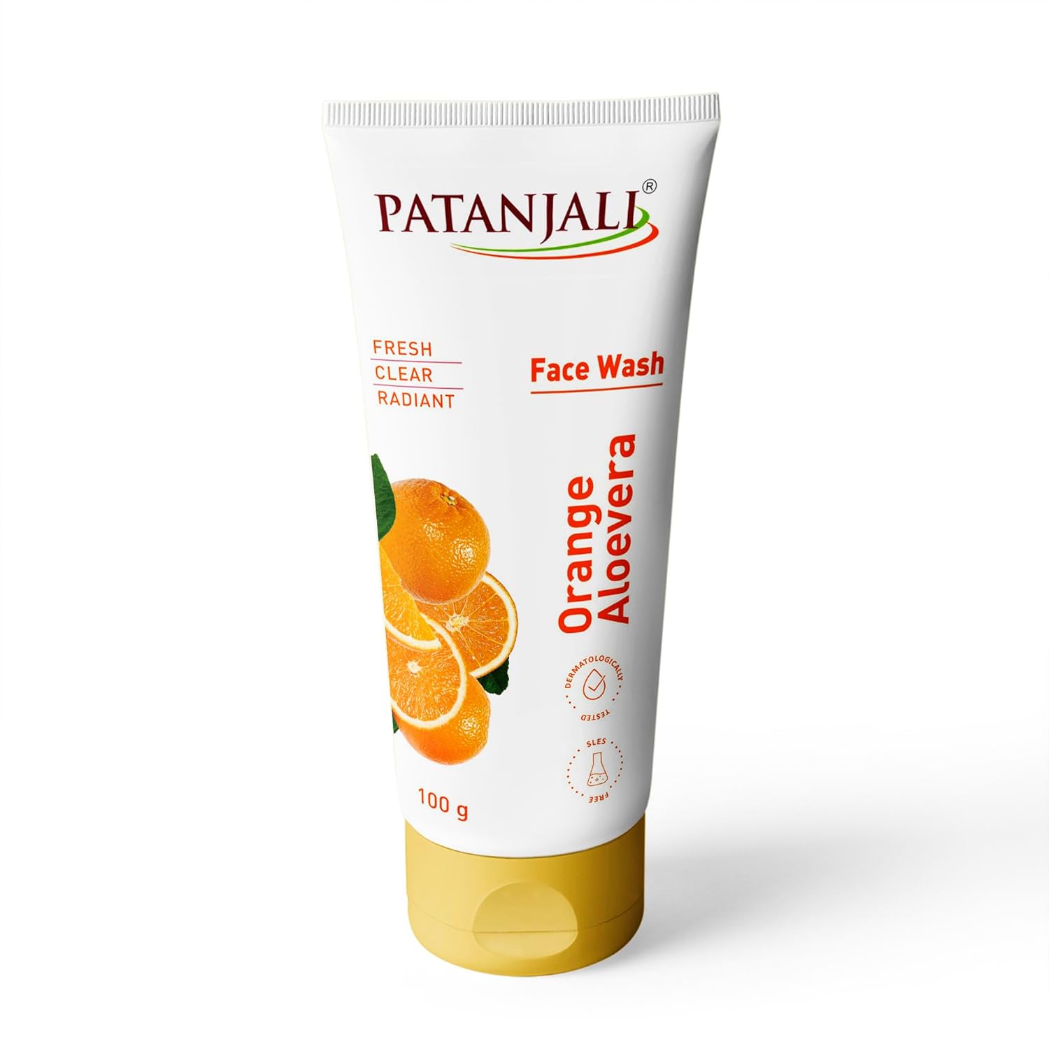 

Patanjali Orange Aloe Vera Face Wash 100g Pack Gentle Cleanser Refreshes Skin Natural Care All Types