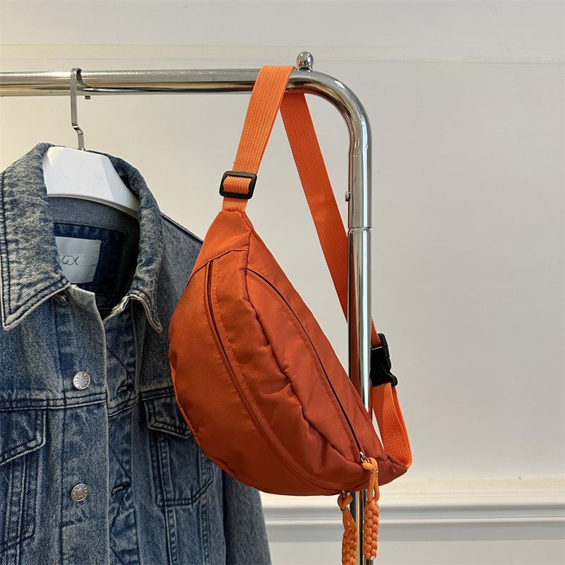 Crossbody Breast Bag Casual Bag Women's Summer New Casual Simple Shoulder Bag Sports Niche Fanny Pack