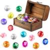 Diving Pool Toy Diamond Box Pirate Box Underwater Diving Throwing Toy Set Swimming Training Gift Toy