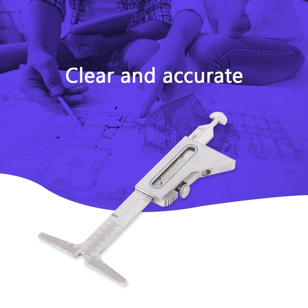 Hi Lo Welding Gauge Inch Gage, Stainless Steel Test Ulnar Welder Inspection Pitch Welding Measure Gauge Measurement Tools