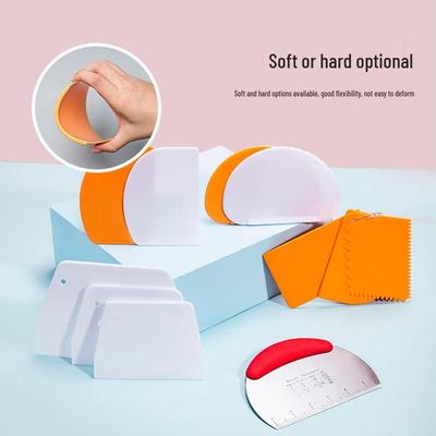 Silicone Baking & Dough Scraper Set