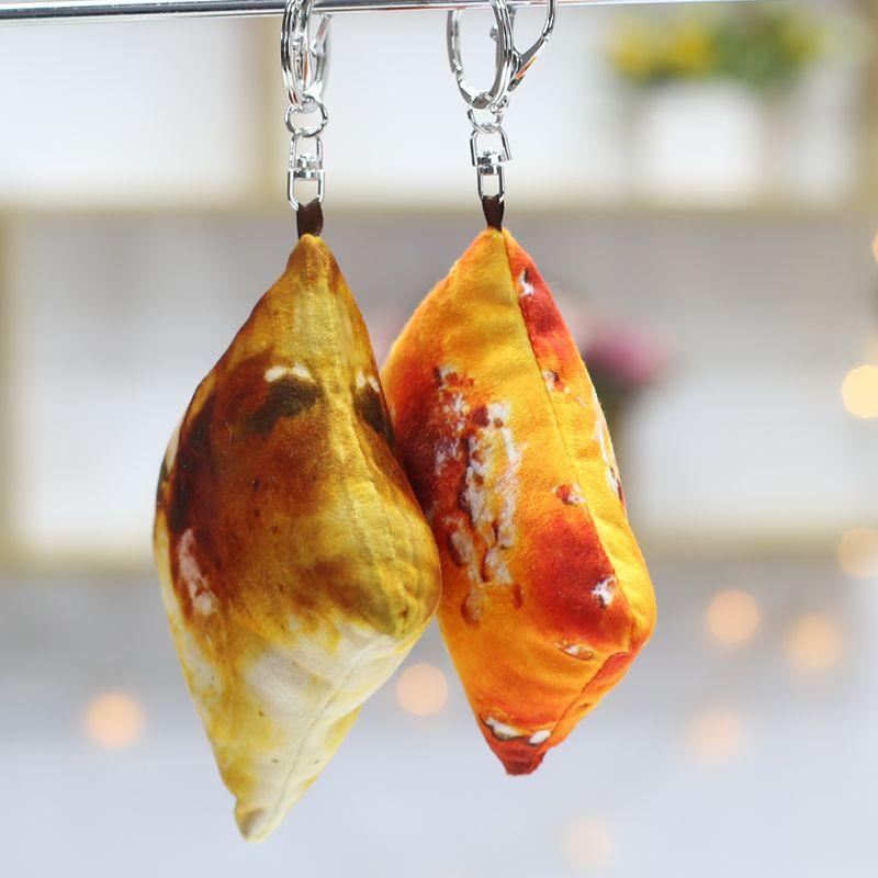 

Xinjiang Creative Big Cakes, Naan Bread, Keychain, Bag, Pendant Ornament, Baked Buns Special Travel Souvenirs Small Gift 11cm