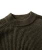 ESFAI 2 Tone Crew Neck Knit (Olive)