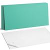 Set of PVC Tiles With Decor for Kitchen or Bathroom Mint Color 6X60X30 Cm