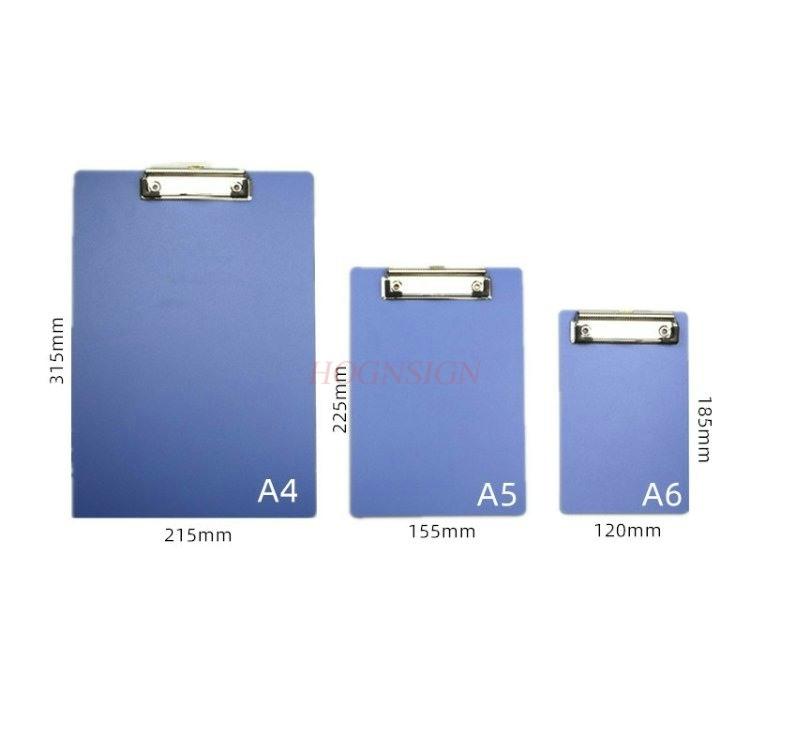 1pcs Writing Board Clip Butterfly Clip A4 Paper Clip Bill Clip Folder Plastic Clip Grid Board Clip