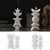 Souvenir Decoration Mold White Diy Scented Candle Mold Candle Decoration Silicone Mold Aromatic For Home Decor Diy Projects
