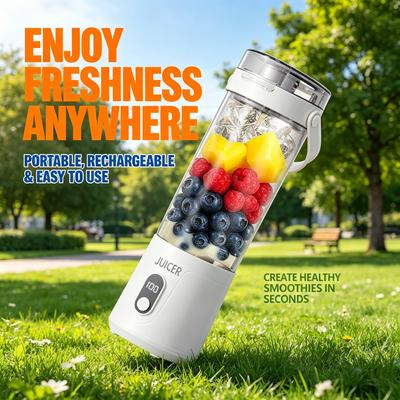 Licuadora Portátil Inalámbrica Recargable Por USB Mini Exprimidor De Frutas Para El Hogar