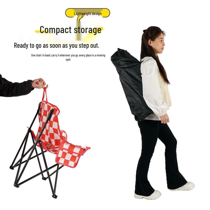 ZISIZ Portable Outdoor Folding Moon Chair