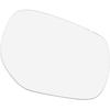 ACROPIX Right Passenger Side Rearview Heated Mirror Glass Replacement Fit for Infiniti Q50 with Backing Plate - Pack of 1 White Glass
