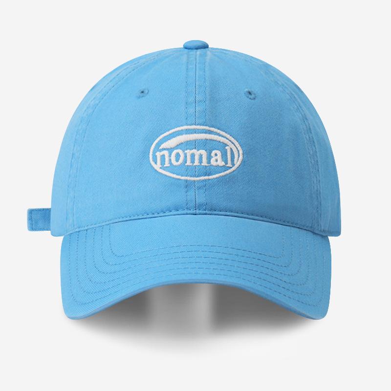 Peaked cap new summer dome embroidered baseball cap fashionable face small men's and women's hats