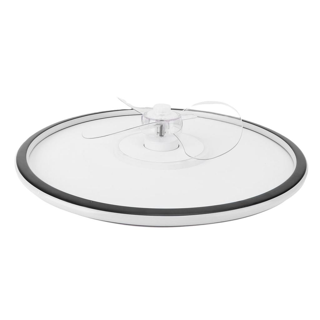 LED Ceiling Light with Fan 19.6 Inch 3000K to 6000K Dimmable 6 Speeds Modern Round Ceiling Fan Light with Remote for Bedroom Kitchen