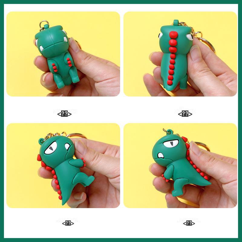 3D Cartoon Dinosaur Keychain - Children's Pendant Toy