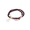 New Chinese Garnet Beaded Double Bracelet Women's Summer Spice Girl Bracelet Antique Hand
