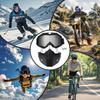Paintball Mask Anti Fog,Motorcycle Helmet Riding Goggles Glasses with Removable Face Mask,Adjustable Motocross Eyewear