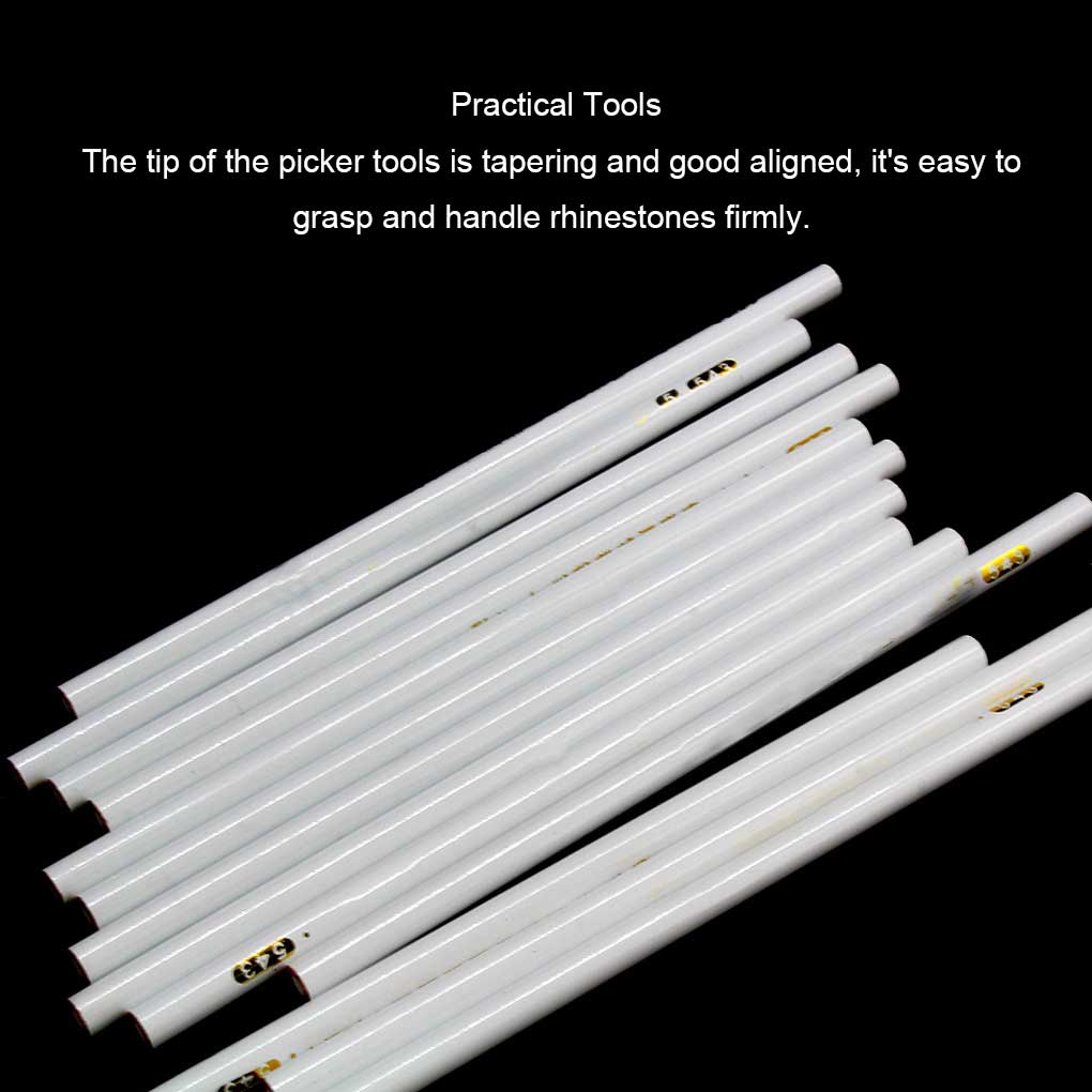 Rhinestones Wood Picker Nail Art Decoration Dotting Pencils Manicure