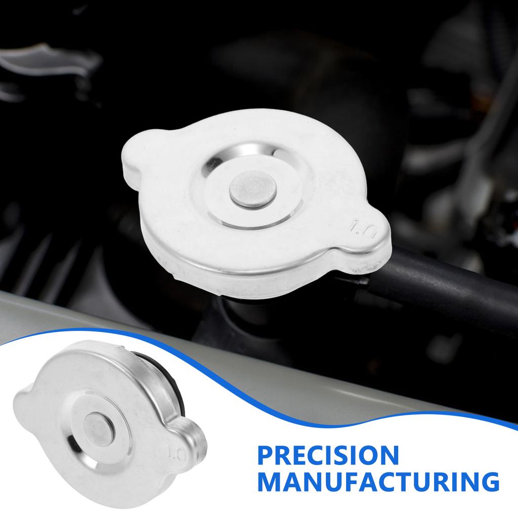 Premium Stainless Steel Radiator Cap Universal High Pressure Coolant Reservoir Cap for Cars Trucks Suvs Heavy Duty Engine