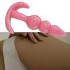 Anal Massager Creative Anti-fade Transparent Universal Butt Plug for Home