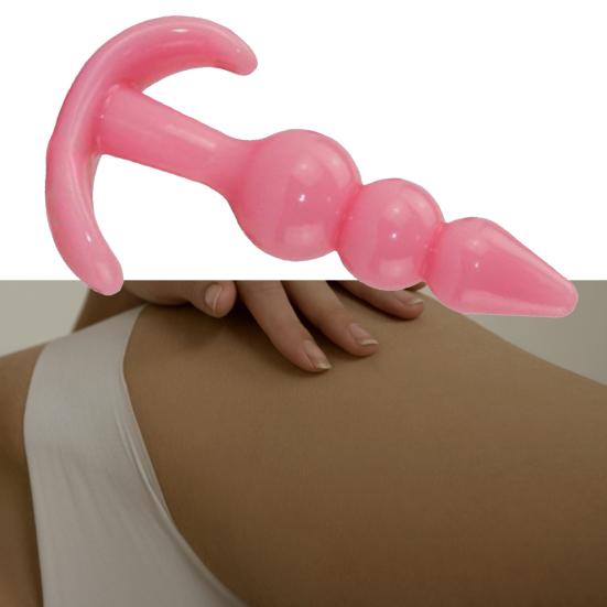Anal Massager Kreativer Anti-Fade Transparenter Universal Butt Plug für Zuhause