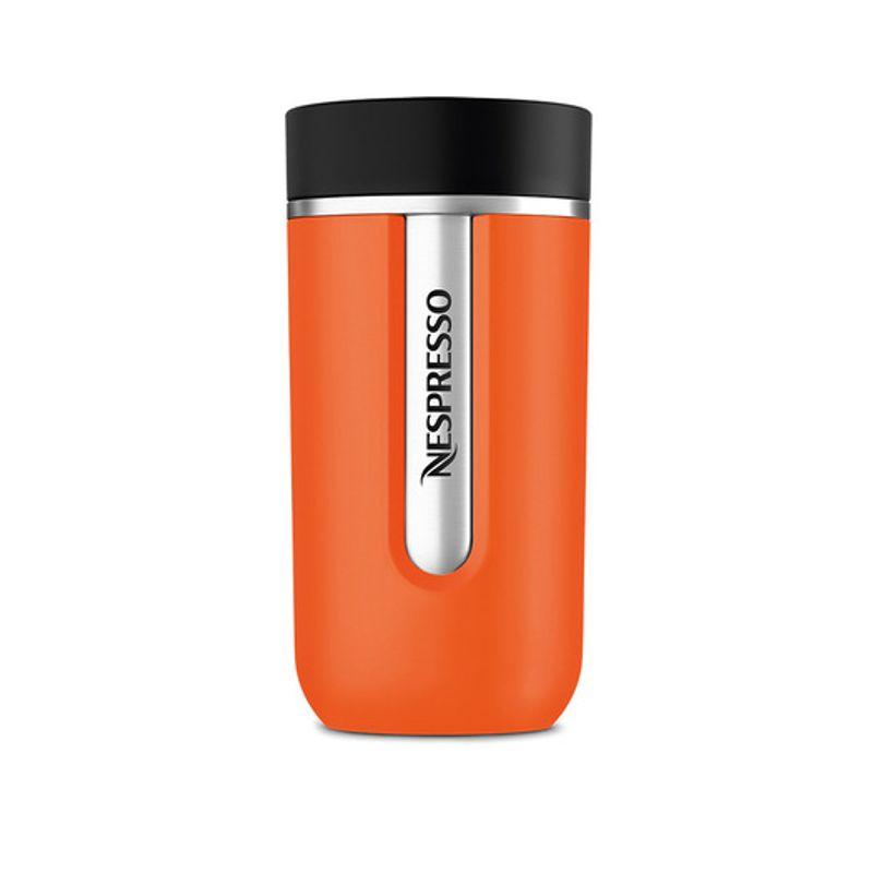 NESPRESSO Official Travel Mug Medium Mandarin Orange Tumbler 400ml