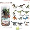 Oenux Miniature Animals Set Wild Sealife Farm Dinosaur Brinquedo Figurine Model Action Figures Zoo Cute Education Kids Toy Gift