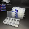 10-Grid Detachable Plastic Storage Box for Tools and Accessories