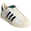 adidas Orijinal Superstar Çok Yönlü Rahat Dayanıklı Düşük Üst Kaykay Ayakkabıları Unisex Spor Ayakkabı Beyaz Siyah Yeşil JP9188