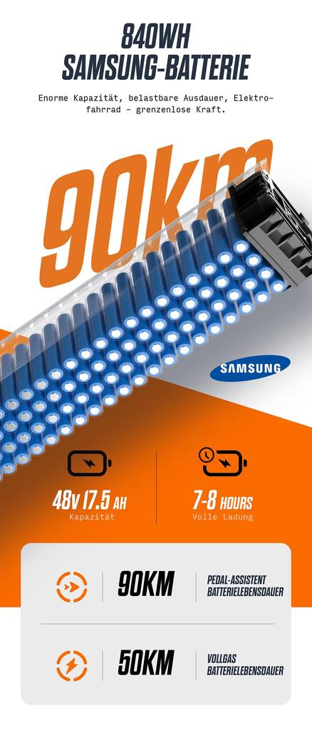 Shengmilo MX06 Electric Bike for Adults, 500W Motor, 90km Range, Off-Road/City, Samsung 48V17.5AH, Shimano 7-Speed, Lightweight Alloy Frame