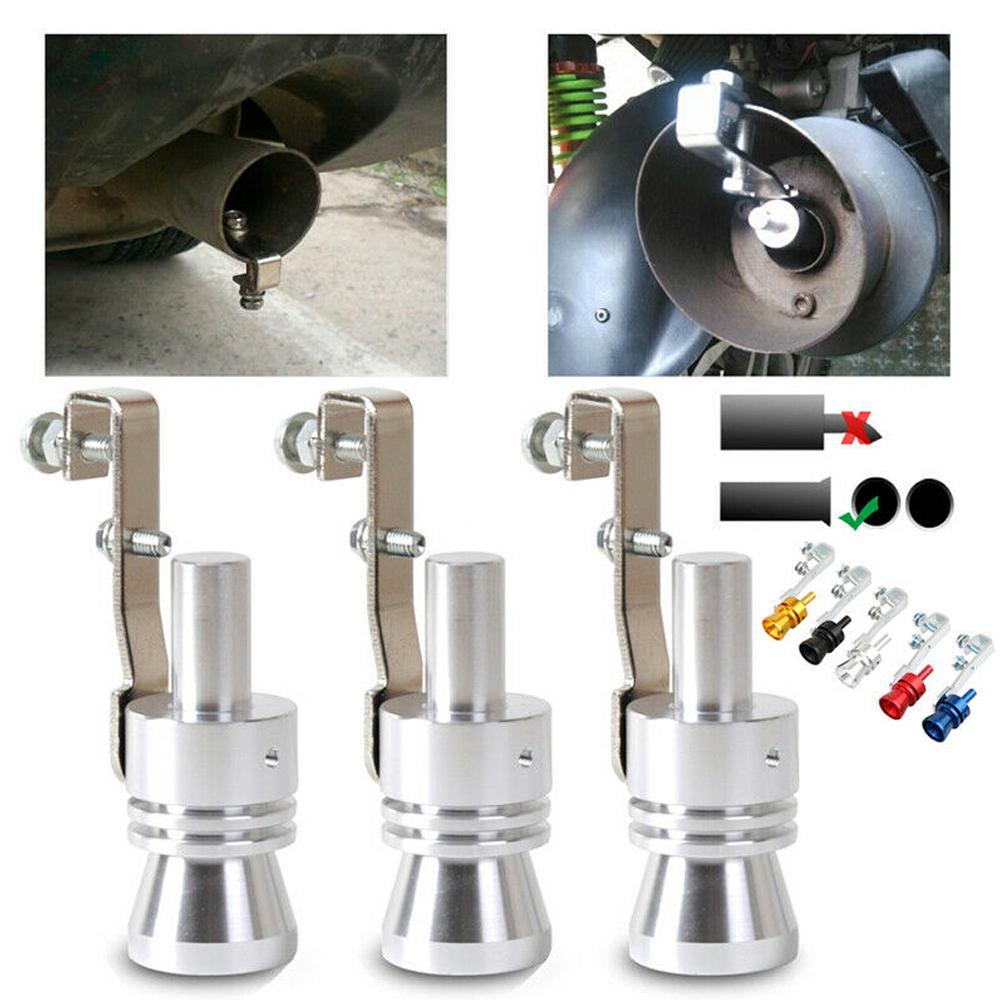 Univerzální hliníková píšťalka na výfukovou trubku s turbo zvukem, simulátor blow-off ventilu pro auto