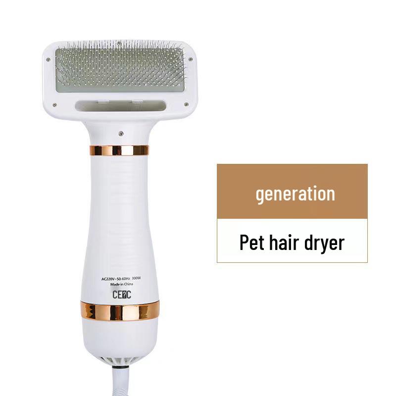 2-in-1 Pet Hair Dryer & Comb: Grooming Tool for Detangling & Smoothing Fur. EU Version