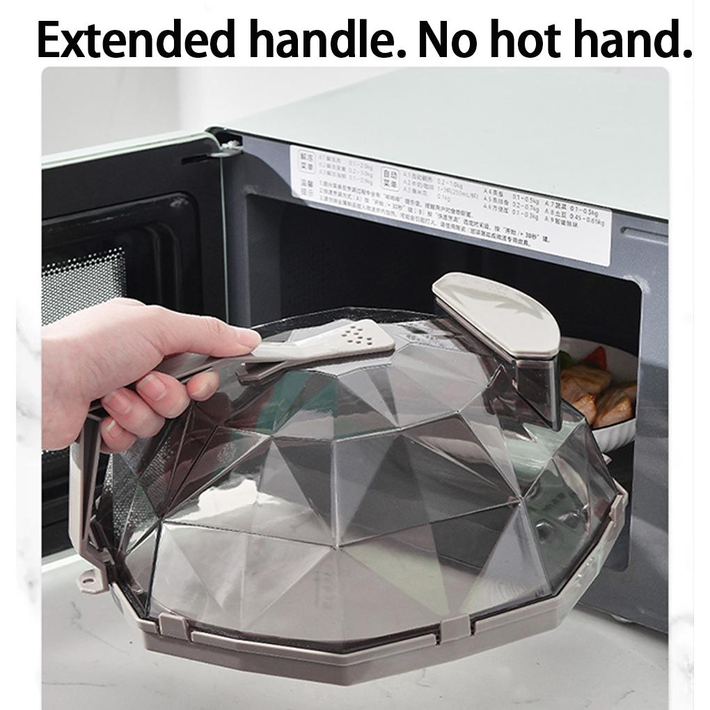 Reliable Microwave Food Cover High Heat Resistant Comfortable Grip Microwave Cover Cover For Food