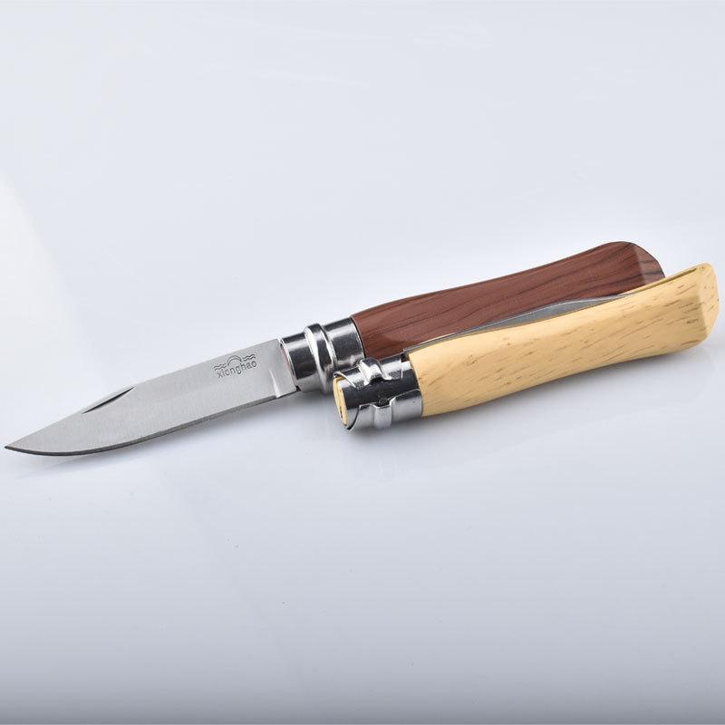 Portable Stainless Steel Folding Fruit and Peeling Knife - Everyday Carry with Sharp, Flexible Blade