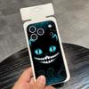 C-Cheshire Cat Cool Phone Case For IPhone 17 Air 16 E Pro Max 15 14 13 Mini 12 Pro 11 Max Plus Black Soft Shell