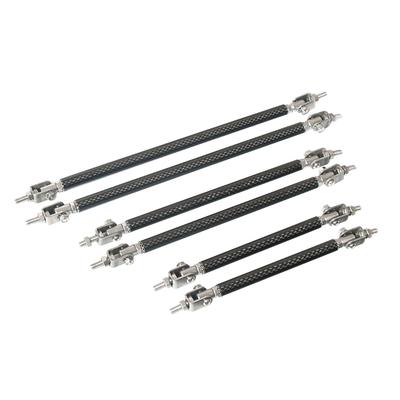 Car Adjustable Front Bumper Lip Splitter Strut Rod Tie Support Bar Repair 200mm