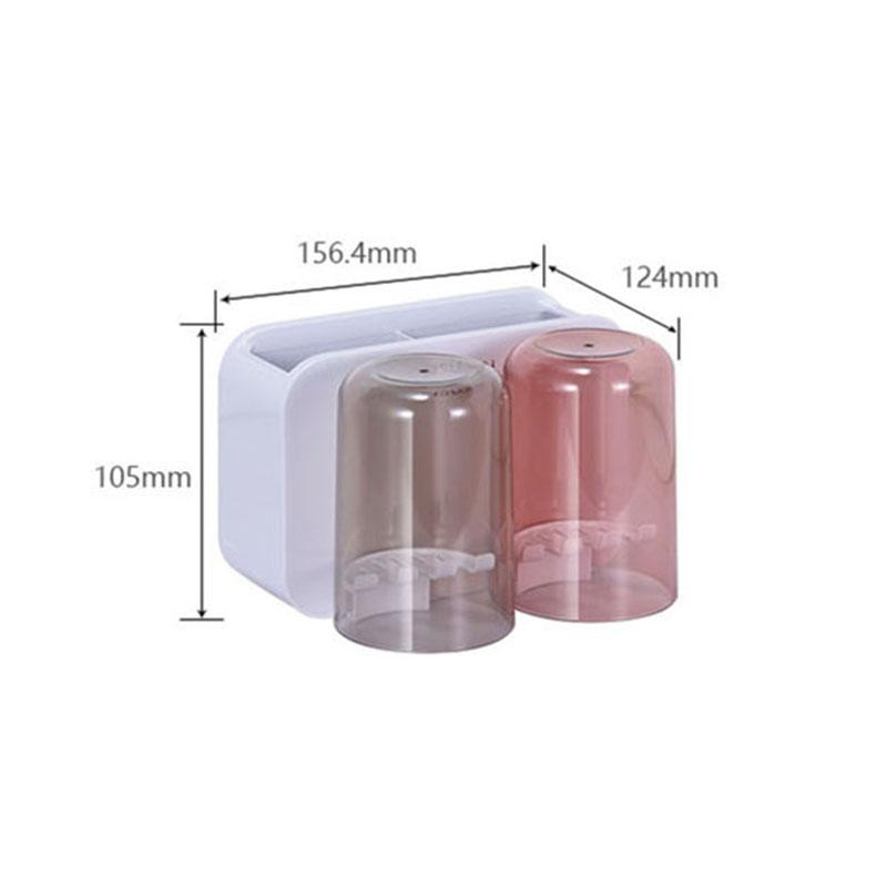 Upgrade Your Bathroom with This 1pc Toothpaste Squeezer and Storage Rack - Automatic Toothpaste Refills Made Easy!