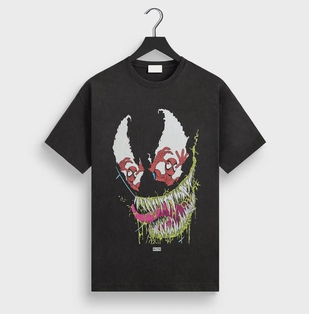 НОВИНКА K1th Marvel Веном Футболка Черная Размер S-5XL Фанмейд Унисекс Футболка S