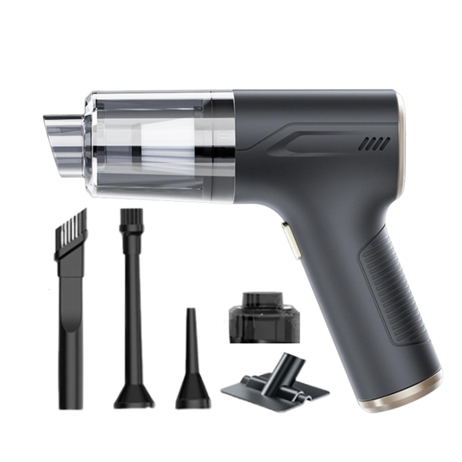 

98000PA Автомобильный пылесос 3в1 Мини Мощная машина для очистки Сильное всасывание Ручной портативный автомобильный портативный беспроводной бытовой техники чёрный