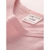 Slub Cotton Crew Neck Light Breathable Solid Color Ins Short Sleeve