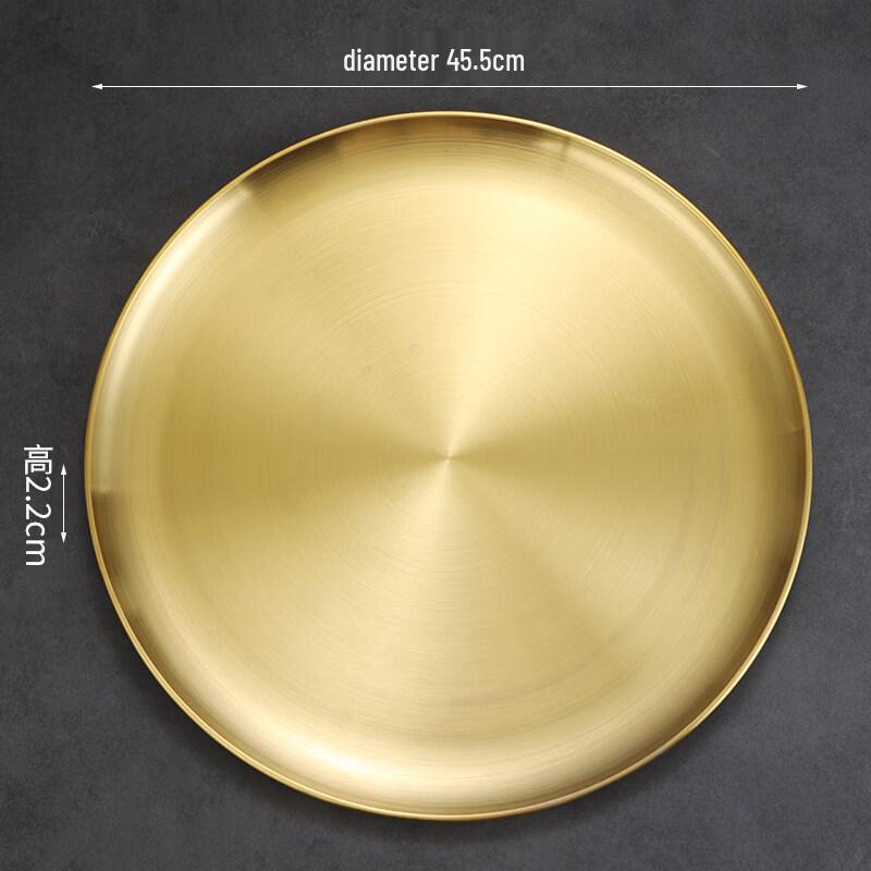 Korean Style Melamine Round Serving Plate