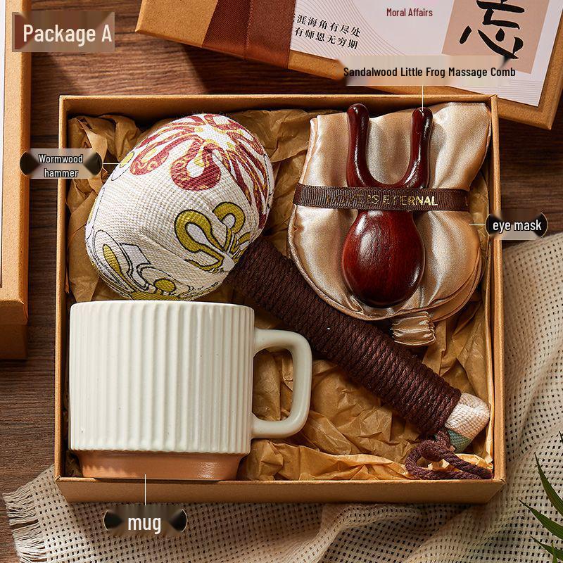 Practical Thermos Cup Gift Box for Male and Female Kindergarten Teachers - Teacher's Day Souvenir