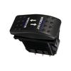 2pcs 20A Winch Out On Rocker Switch 7 Pin LED, Blue & Green