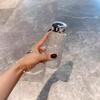 Violette Voll-Strass Luxus Isolierte 304 Edelstahl Wasserbecher