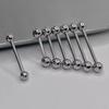 [Buy One Get One Free] Basic Titanium Steel Tongue Pin Rod Thick 1.2mm1.6mm Novice Sexy Perforated Piercing Jewelry