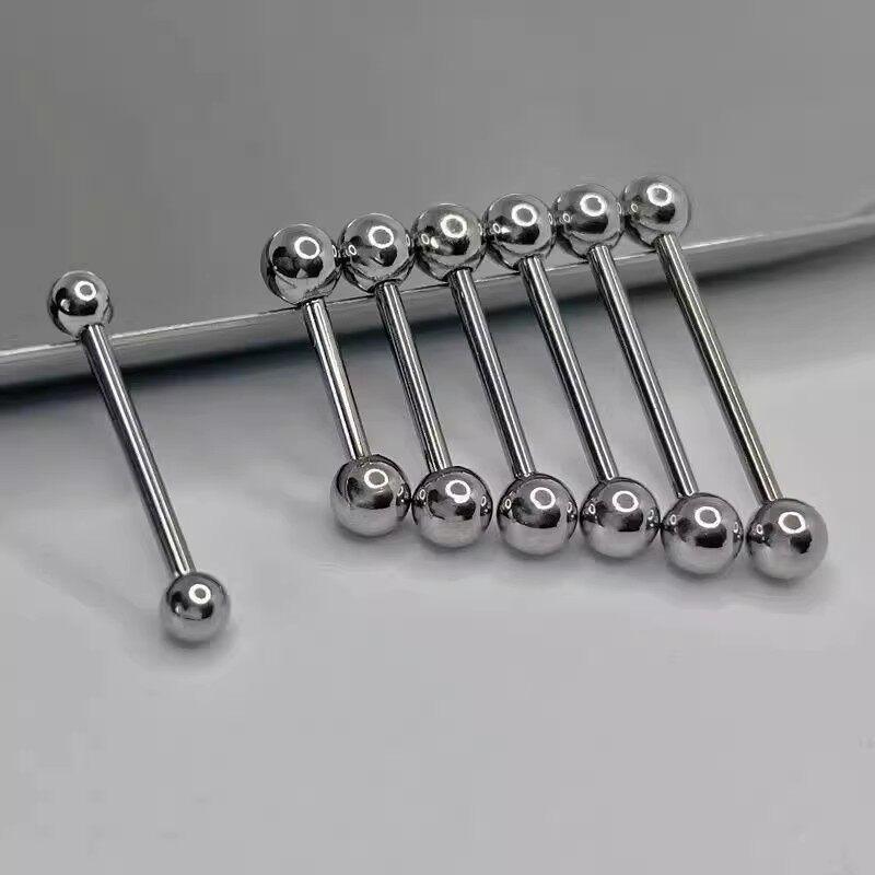 [Buy One Get One Free] Basic Titanium Steel Tongue Pin Rod Thick 1.2mm1.6mm Novice Sexy Perforated Piercing Jewelry