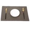 Simple and environmentally friendly Teslin PVC thermal insulation mat Western dining mat Easy to wash quick-drying non-slip hotel restaurant mat