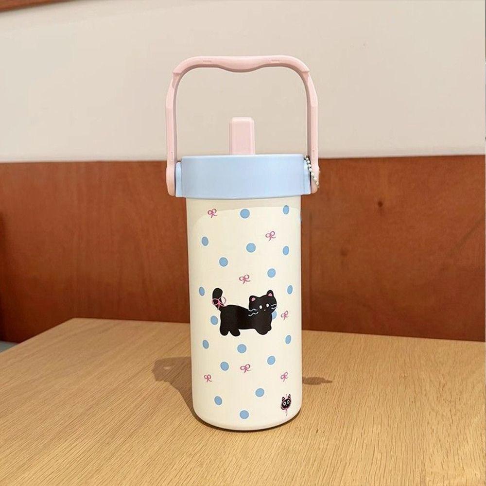 

Кружка из нержавеющей стали 316 объемом 600 мл с подвеской, термобутылка для воды, изолированная кружка для офисных работников Blue-600ml