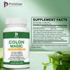 Pslalae Capsules naturelles de nettoyage intestinal, contenant de la cosse de psyllium et de la feuille de séné, soulagent les ballonnements et nettoient le tube digestif.