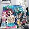 Pretty Cure Retro Style Blanket, Pretty Cure Fan Soft Throw, Perfect Gift.chl