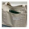 New Cross-border Canvas Large-capacity Shoulder Bag All-matching Commuter Student Class Handbag Casual Tote